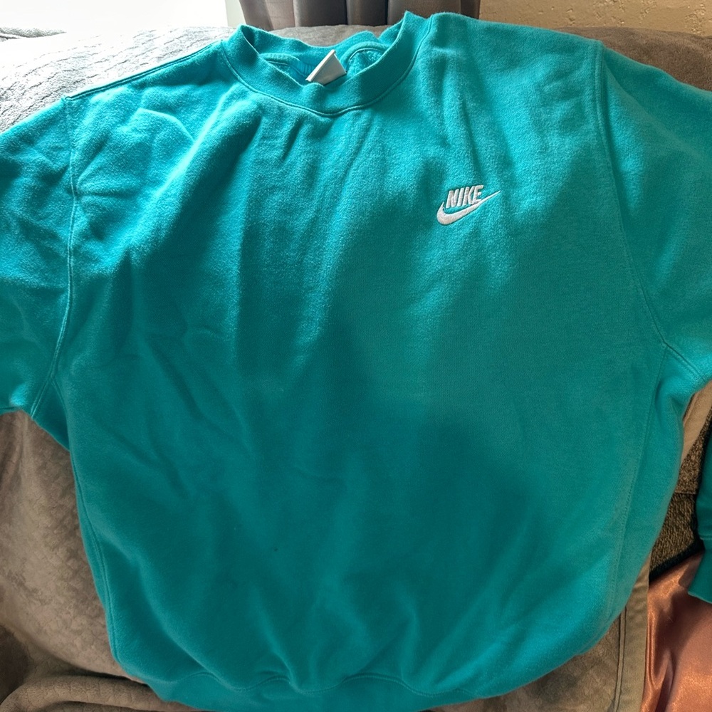 Nike Blue Bomber Jacket Athletic Style